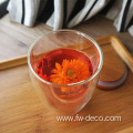 customized double wall glass cup